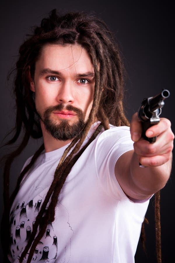 Posing guy royalty free stock photography