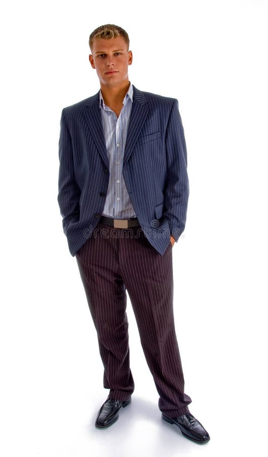 Posing young american man royalty free stock photography