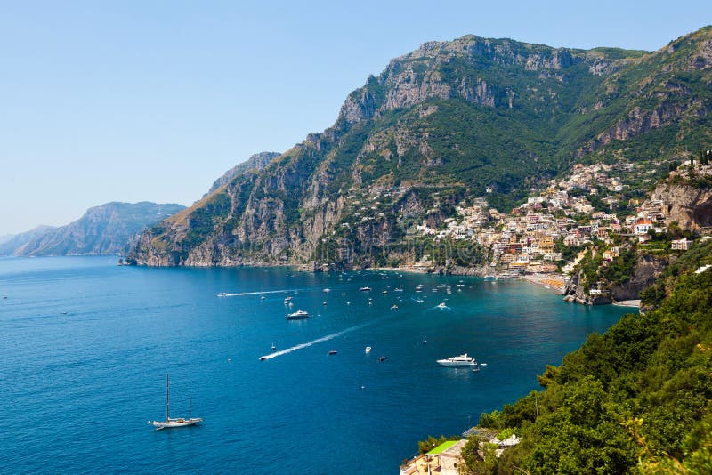 Positano Amalfi Coast Italy stock photography
