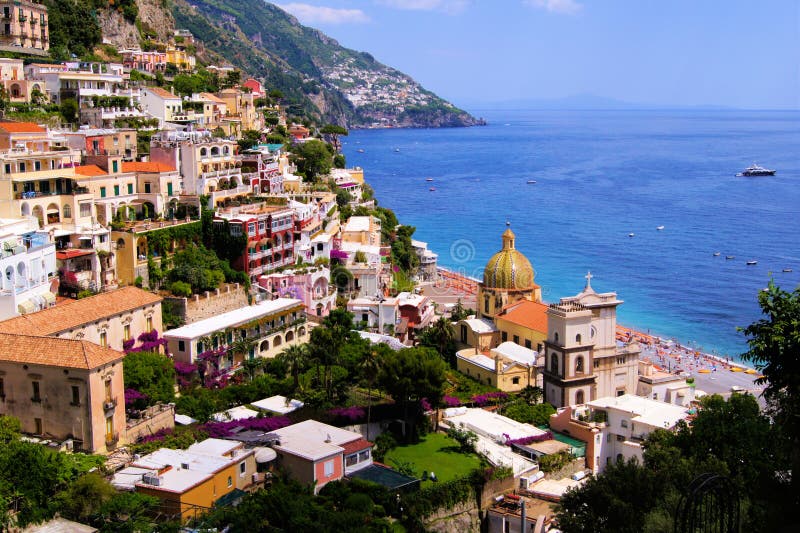 Positano, Italie images libres de droits Positano, Italie images libres de droits