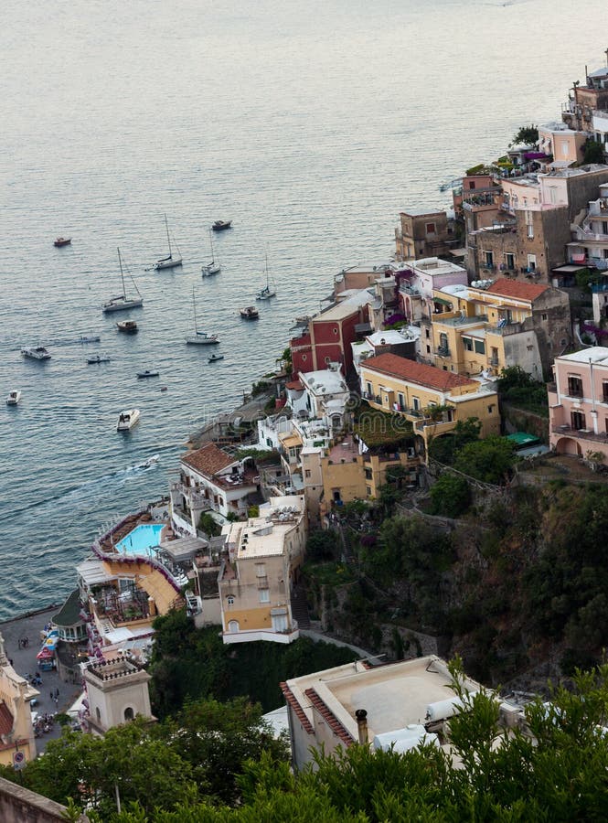 Positano - Napels - Italië stock afbeelding Positano - Napels - Italië stock afbeelding