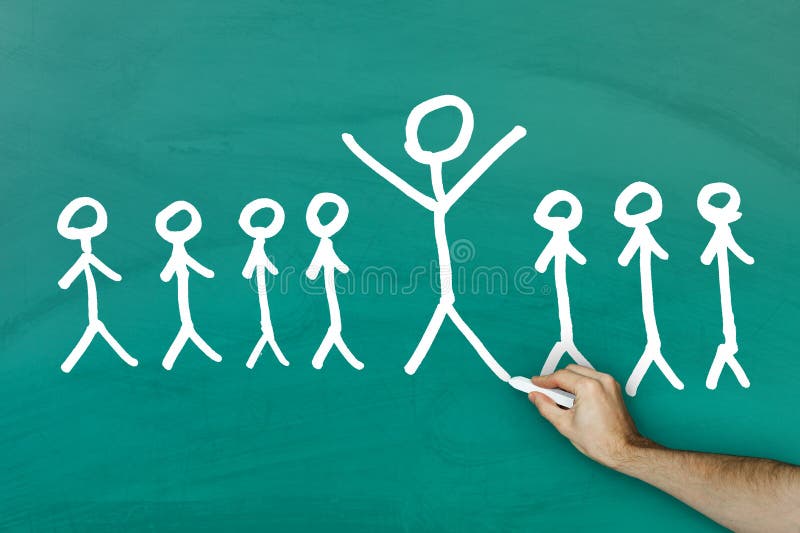Position du concept de foule photo stock Position du concept de foule photo stock