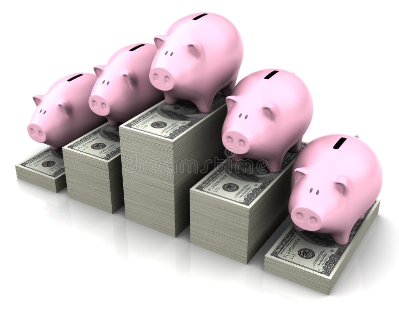 Concept of the world economy. The highest pig is in the first place among the richest countries. Concept of the world economy. The highest pig is in the first place among the richest countries.