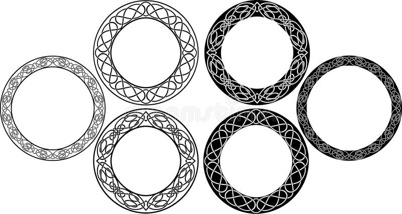 Positionnement celtique de cercle