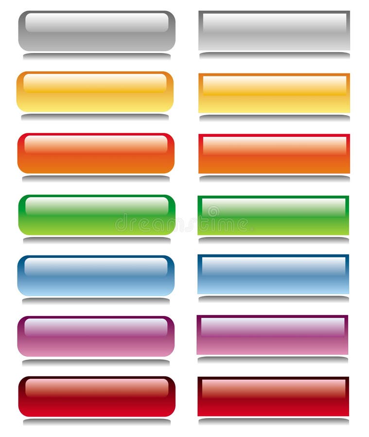Positionnement lustré de bouton illustration stock Positionnement lustré de bouton illustration stock