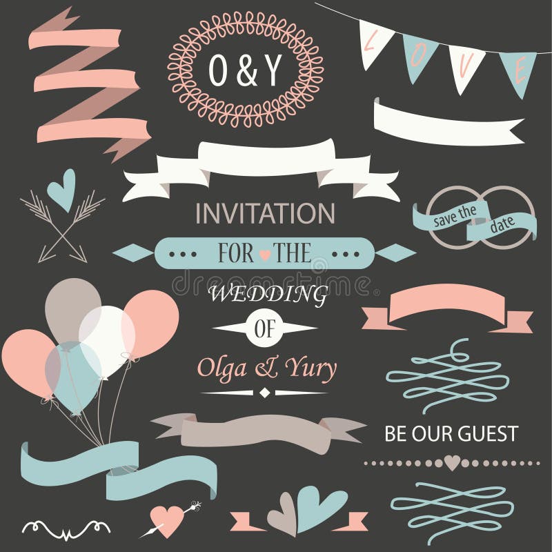 Positionnement Wedding illustration stock Positionnement Wedding illustration stock