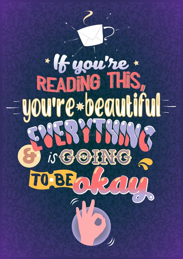 Positiv bekräftelse royaltyfri illustrationer Positiv bekräftelse royaltyfri illustrationer