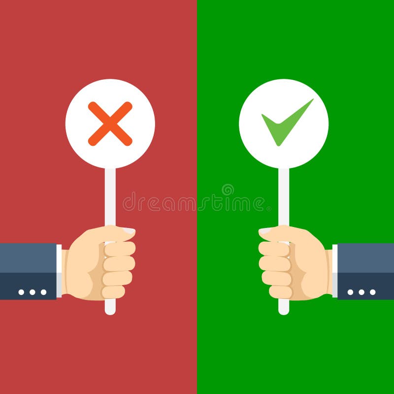 Positive and negative feedback concept. Vector illustration. Positive and negative feedback concept. Vector illustration