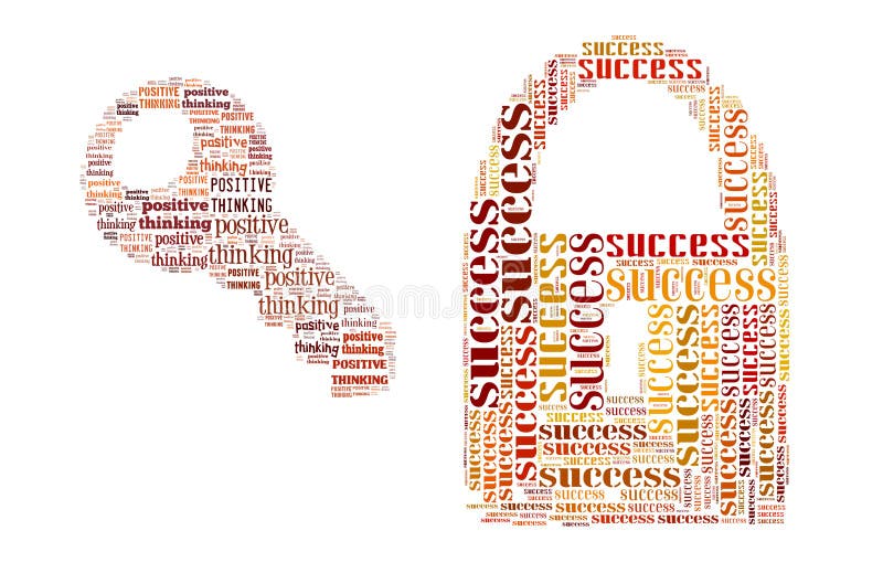 Positive Thinking stock illustration