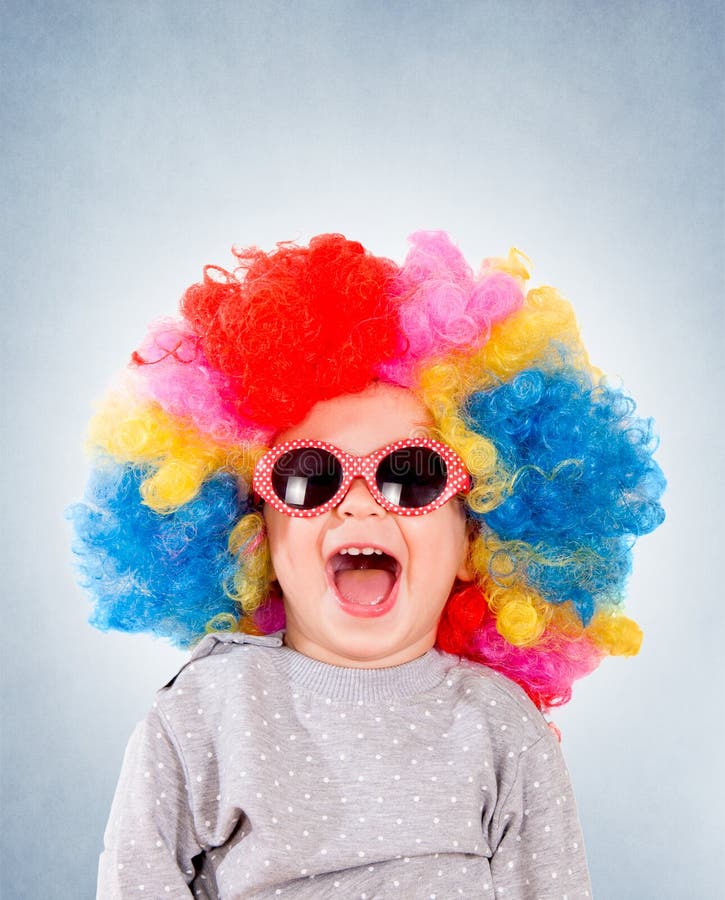 Positiver kleiner Clown stockfotos Positiver kleiner Clown stockfotos