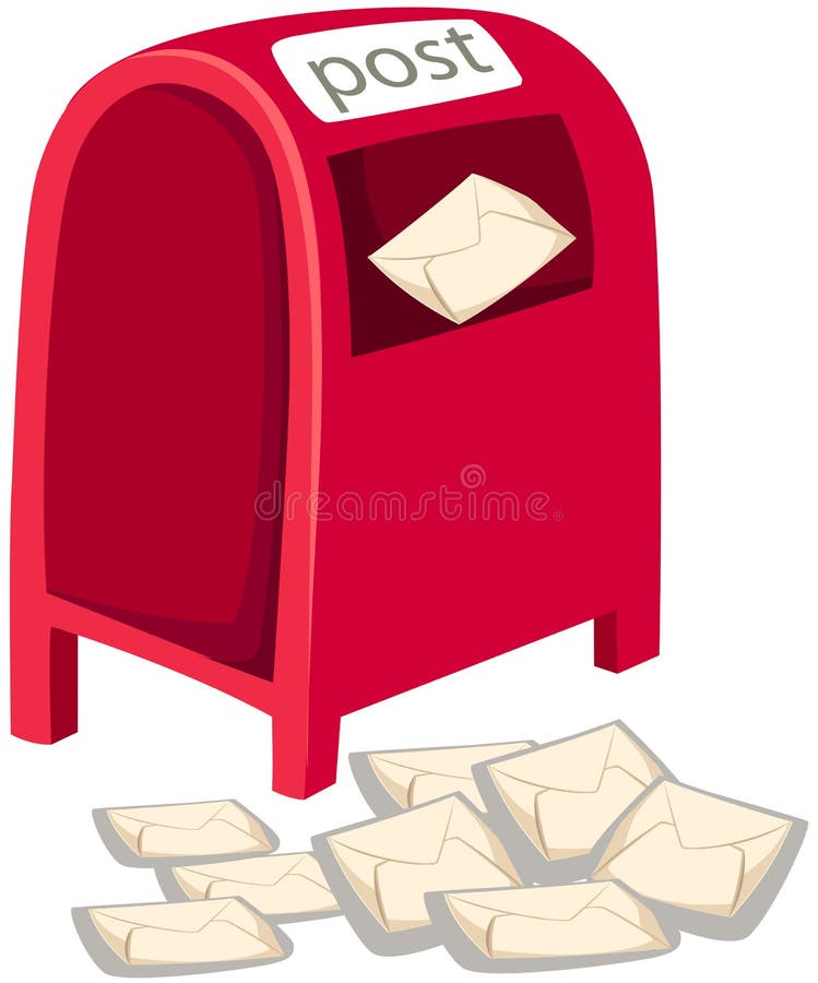 Post box stock vector. Illustration of business, mail - 23379998