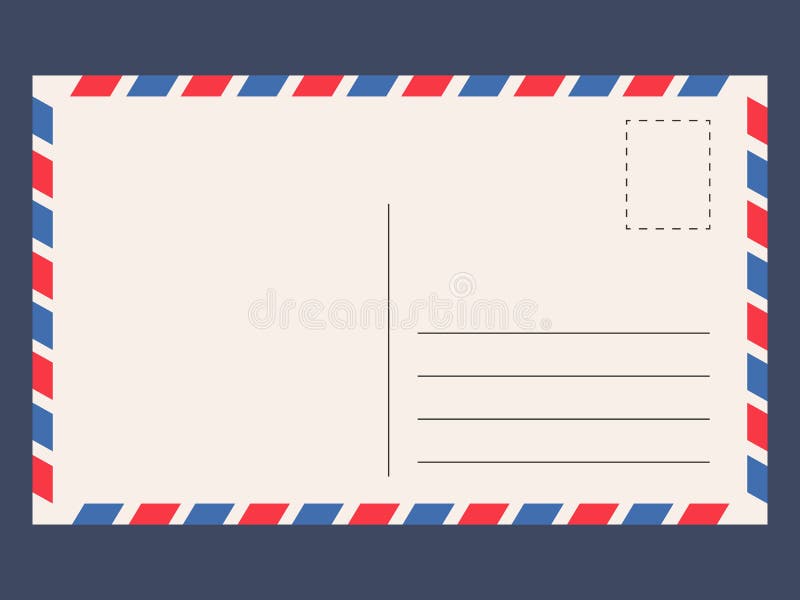 Blank Postcard Back Stock Illustrations – 3,206 Blank Postcard Back Stock  Illustrations, Vectors & Clipart - Dreamstime