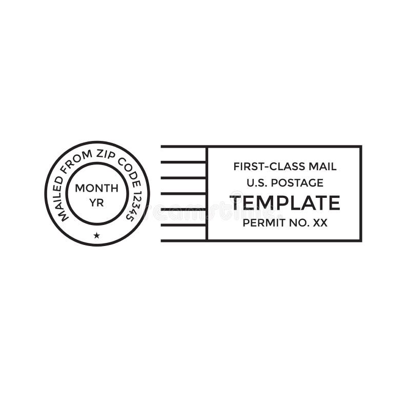 Postal cancellation First Class mail w Postage Paid mark. Postal cancellation First Class mail w Postage Paid mark