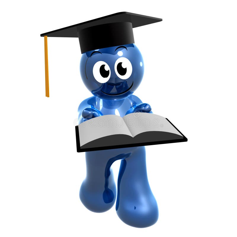 Post graduate icon symbol stock illustration. Illustration of