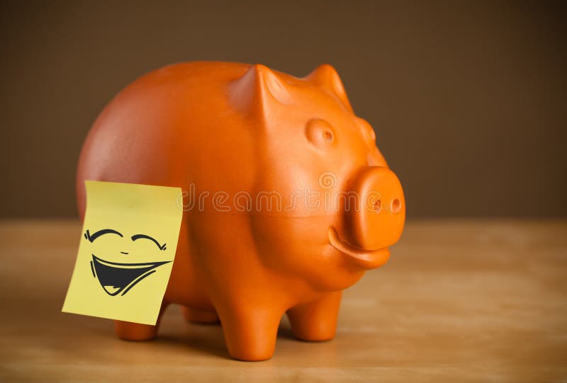 Smiley Face Piggy Bank Stock Photos Free & RoyaltyFree Stock Photos