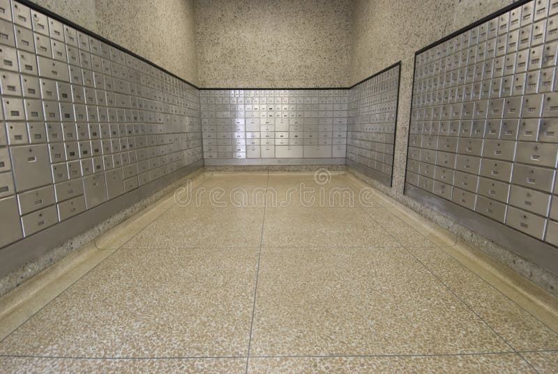 Post Office Boxes stock image. Image of mail, grid, post 8969547