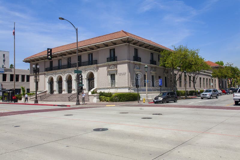 Post Office Building in Pasadena Editorial Photo Image of pasadena