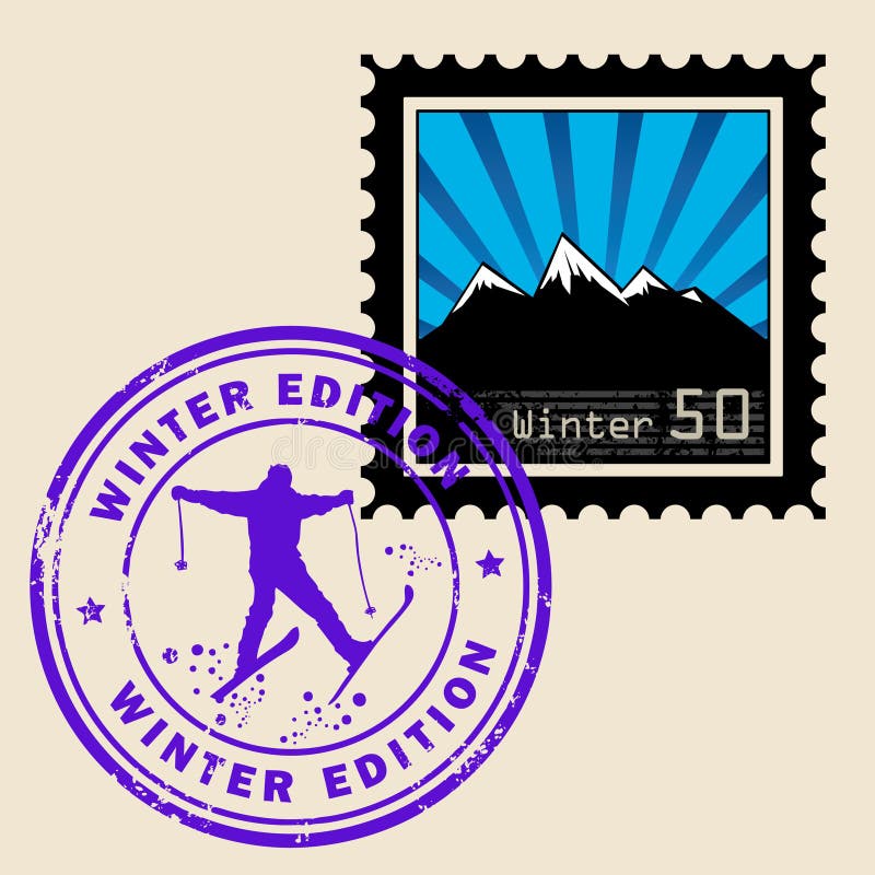 Tiny Snowflake Stamp Set, Snow Crystal Stamp, Winter Stamps, Ice