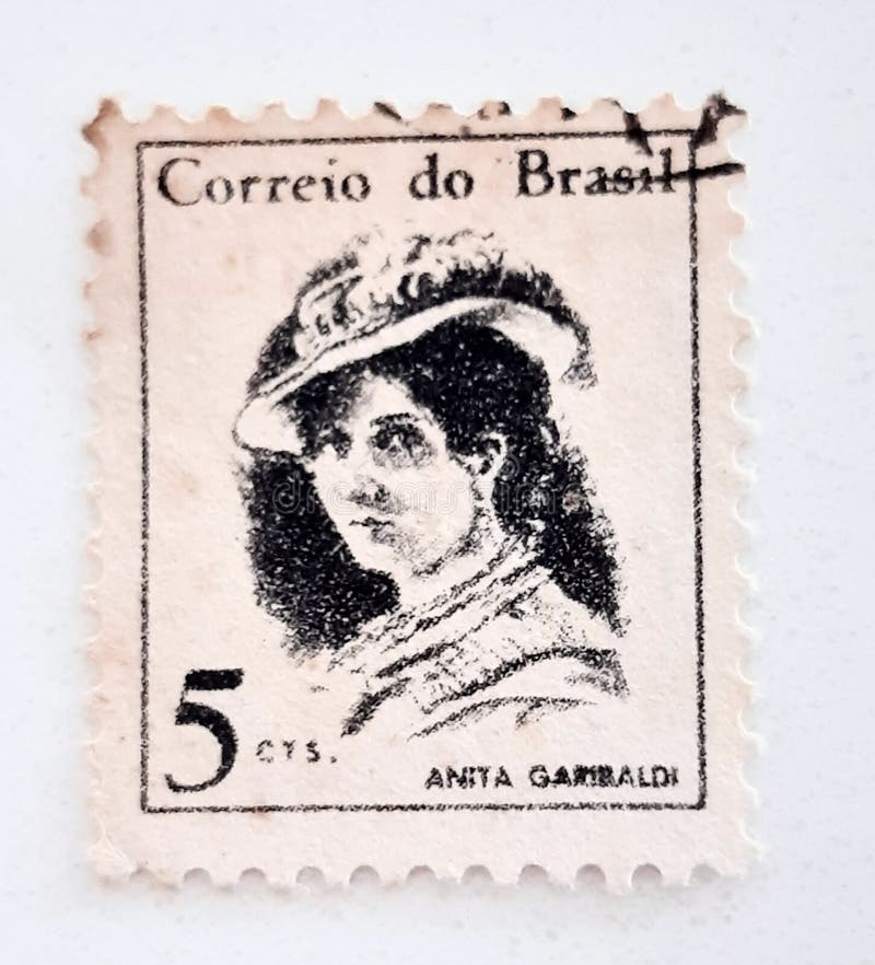 Postage Stamp of Anita Garibald, Wife of Italian Revolutionary Giuseppe ...