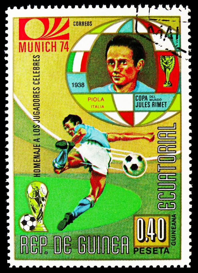 Cartaz Impresso Na Guiné Equatorial Mostra Santiago De Chile, Copa Do Mundo  De Futebol De 1974, Alemanha: Finais Da Copa Do Mundo Foto Editorial -  Imagem de passatempo, colheita: 164208851