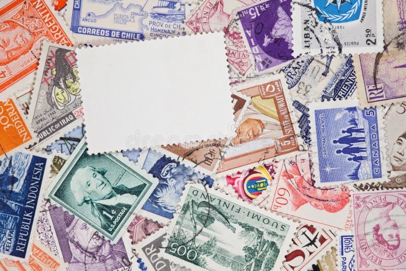 Postage stamps royalty free stock images