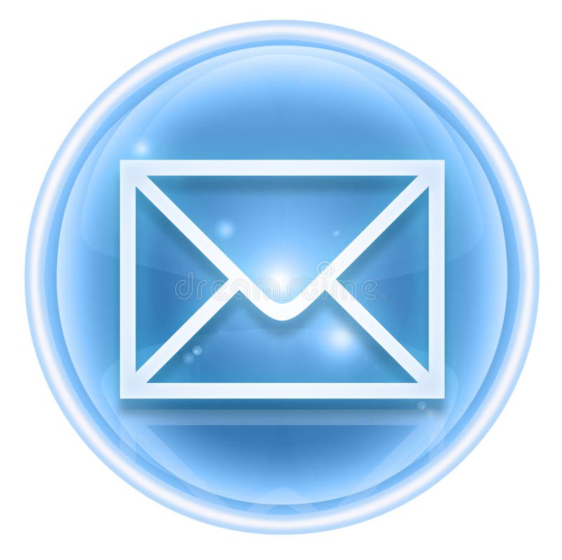 Postal envelope icon ice