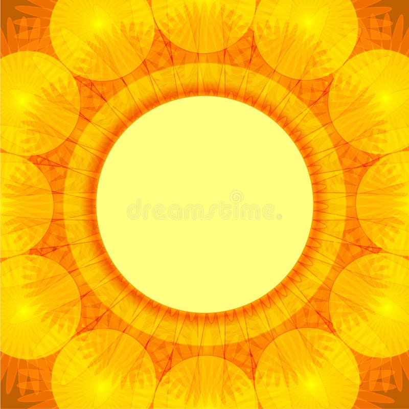 Postcard with summer flower blowball
