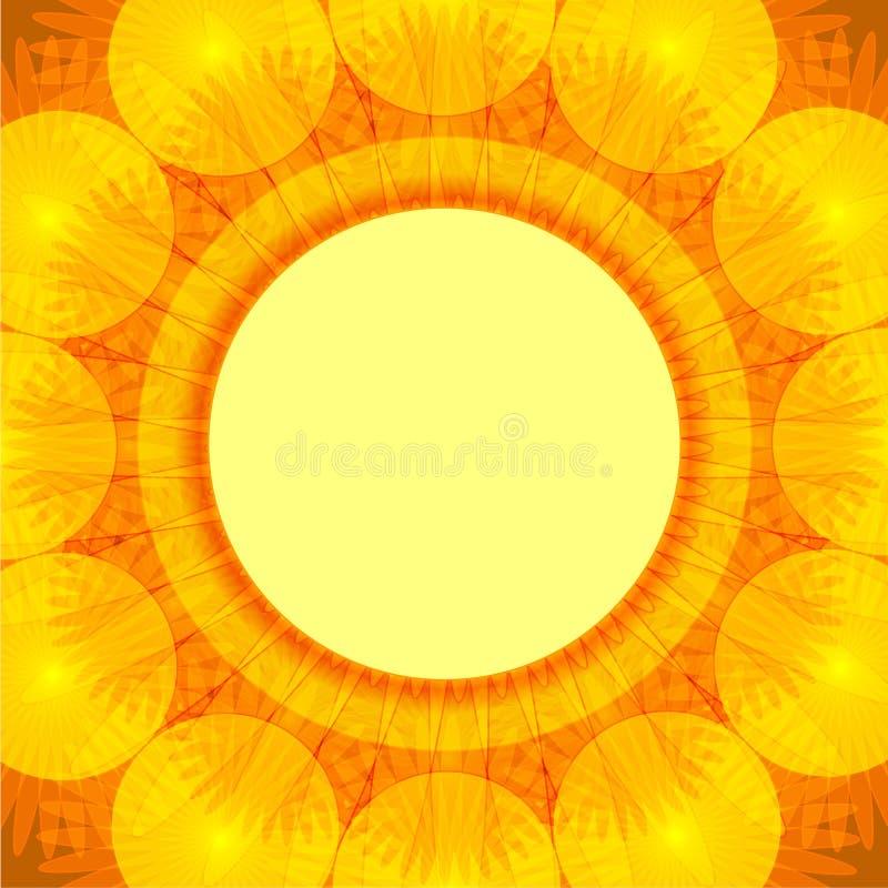 Postcard with summer flower blowball