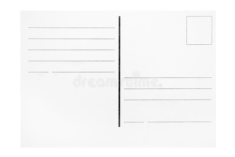 Post Card Template Vector Stock Illustration Illustration of line
