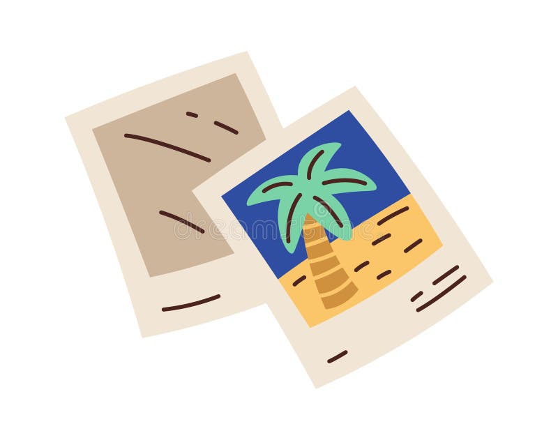 Postcards about Beach Paradise Stock Vector Illustration of print
