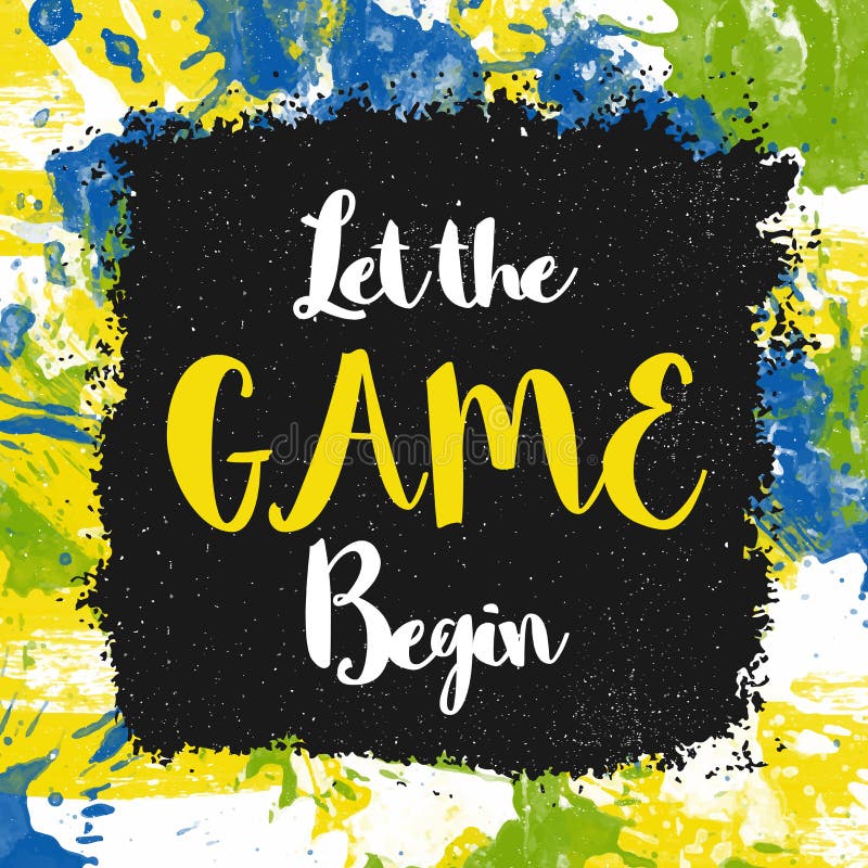 Let Games Begin Stock Photos - Free & Royalty-Free Stock Photos