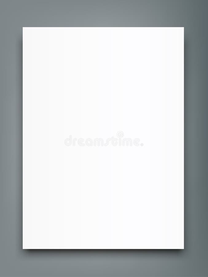 Poster Blank Bi Fold Brochure Mockup Cover Template Stock Vector Poster Blank Bi Fold Brochure Mockup Cover Template Stock Vector