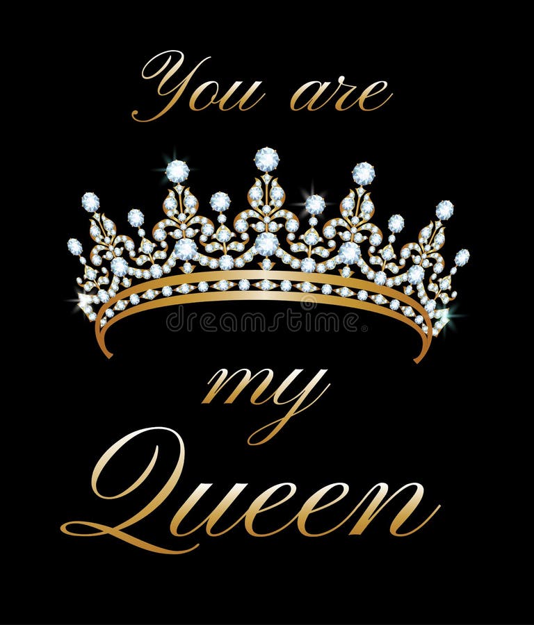 You are my queen Royalty Free Vector Image - VectorStock