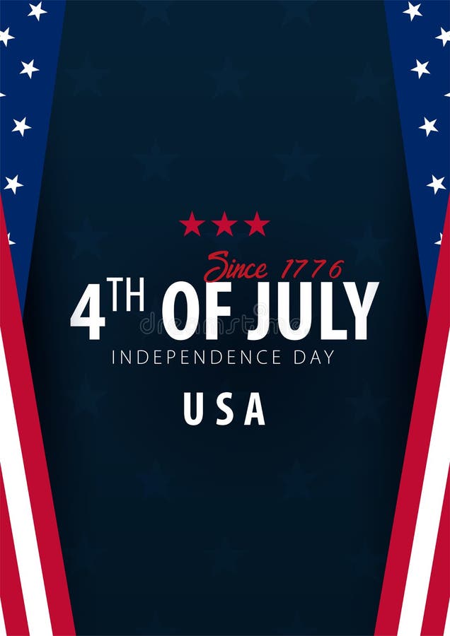 Poster Of Fourth Of July 4th Of July Independence Day Of The Usa
