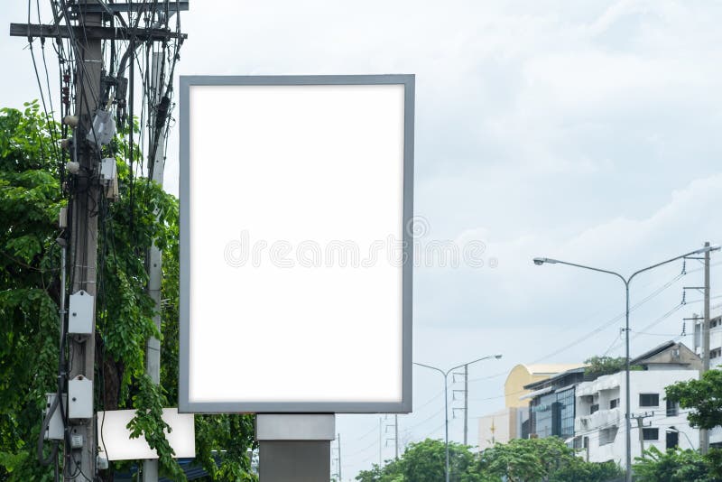 Download Blank Poster Template In Bangkok Stock Photo - Image of ...