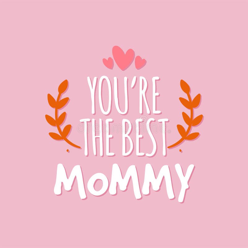 Poster for mom with text stock vector. Illustration of romance 179345752