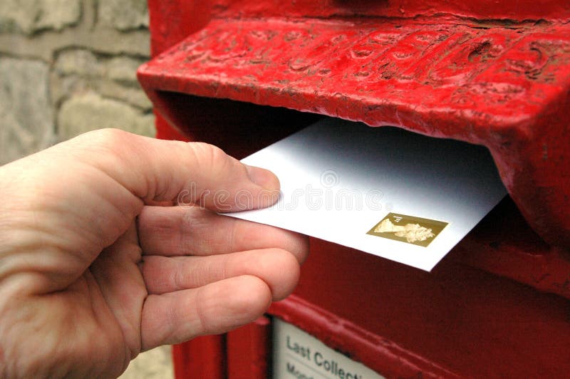 Posting a letter in the UK