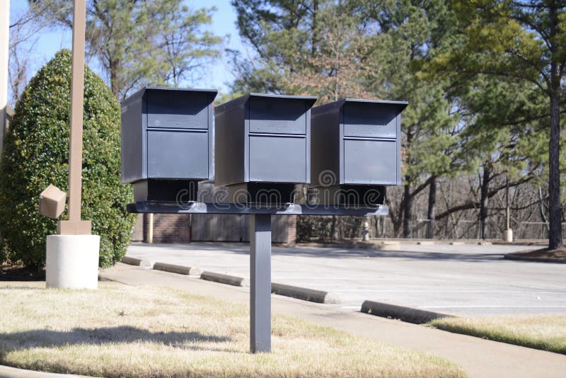 Postmaster General Approved Mailboxes Stock Photo Image of delivery