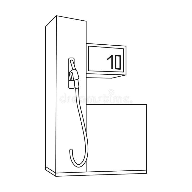 Posto De Gasolina Para Carros Único ícone Do Carro Na Web Lisa Da