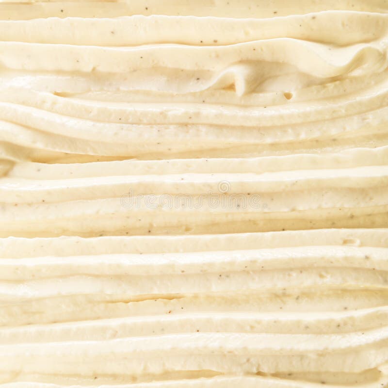 Postre italiano del helado de la vainilla rica cremosa fotografía de archivo Postre italiano del helado de la vainilla rica cremosa fotografía de archivo