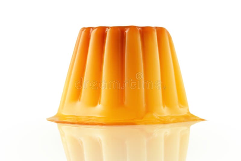Postre poner crema del caramelo de la vainilla Profundidad del campo baja fotos de archivo libres de regalías Postre poner crema del caramelo de la vainilla Profundidad del campo baja fotos de archivo libres de regalías