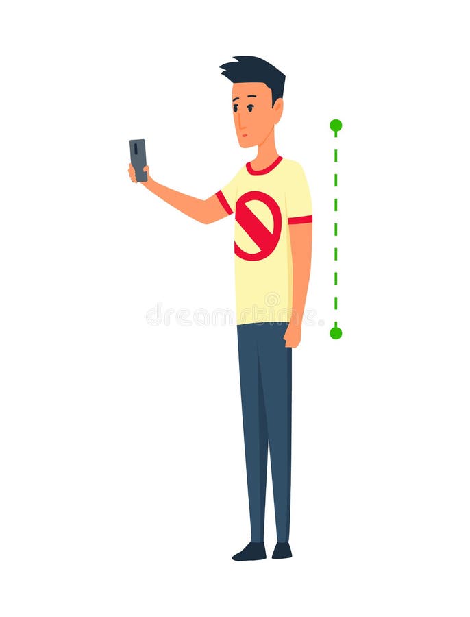Posture and Ergonomics. Correct Alignment of Human Body in Standing Posture  for Good Personality and Healthy of Spine Stock Vector - Illustration of  anatomy, lumbar: 213016576
