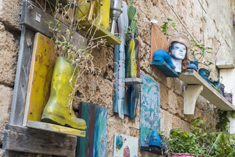 Pot De Fleurs Visage Abstrait Unique