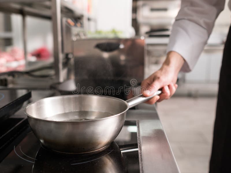 Pot Kitchen Utensils Professional Restaurant Stock Image Image of object, cooking 106155369