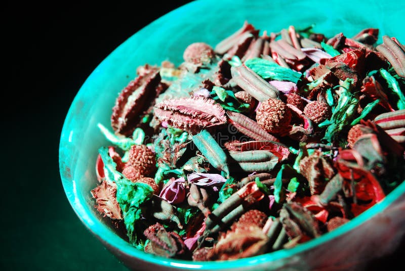 Pot Pourri stock image. Image of dried, bowl, home, pink 9185013