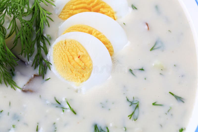 Potage crème de « Kulajda » images stock Potage crème de « Kulajda » images stock