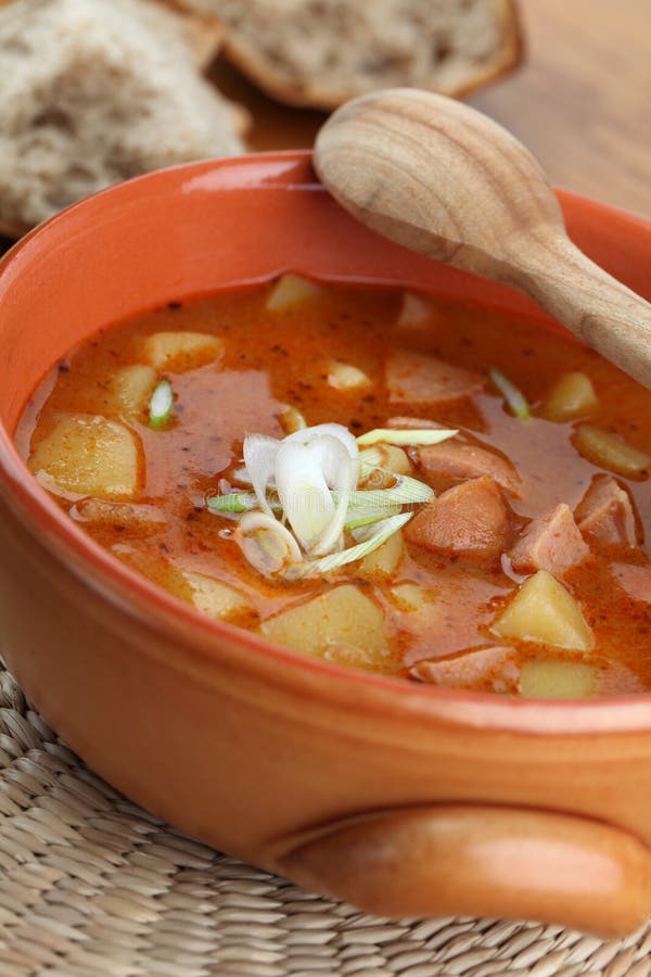 Potage de goulache photos stock Potage de goulache photos stock