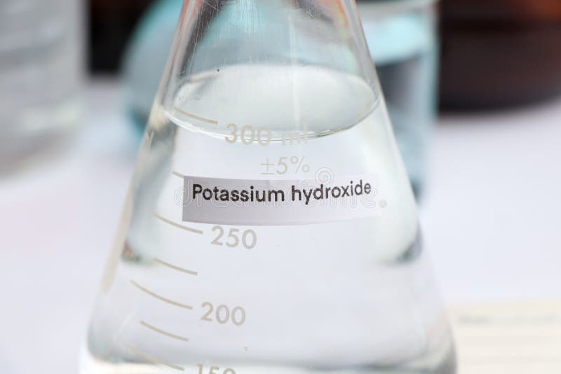 Potassium Hydroxide - Stock Image - C030/8074 - Science Photo Library