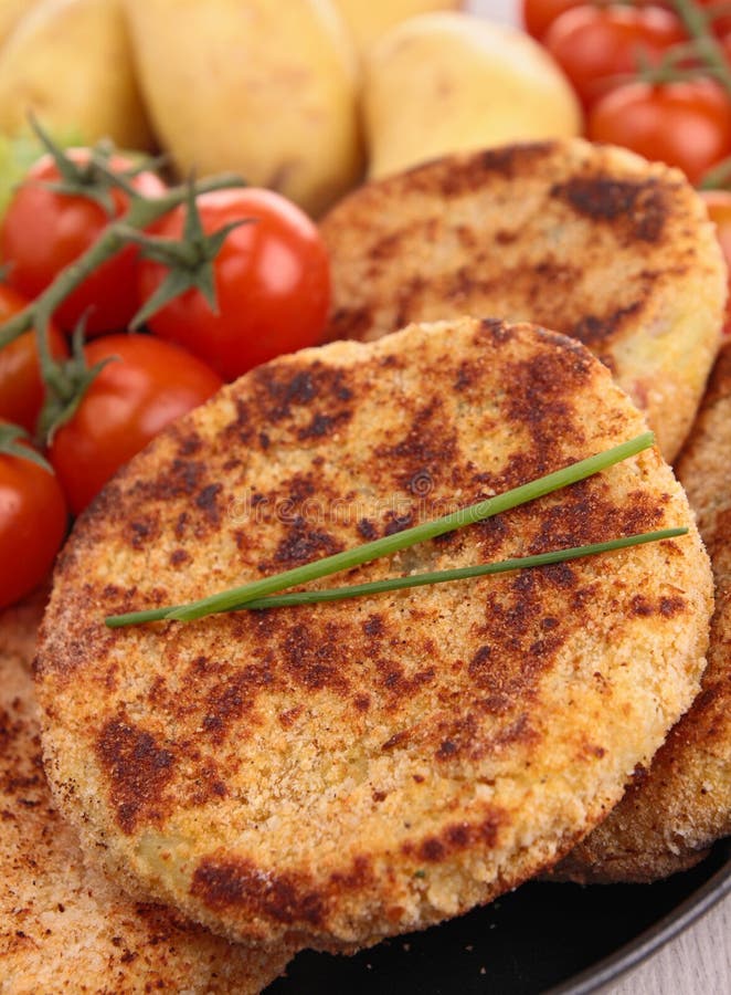Potato cake stock image. Image of vegan, herb, food, cooked 29432903