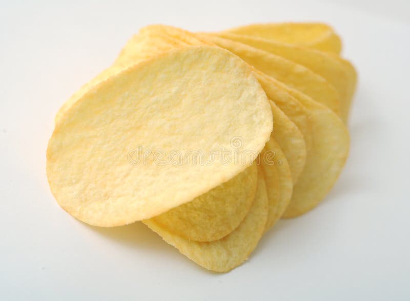 Potato chip stock photo. Image of breakable, food, slice 30186828